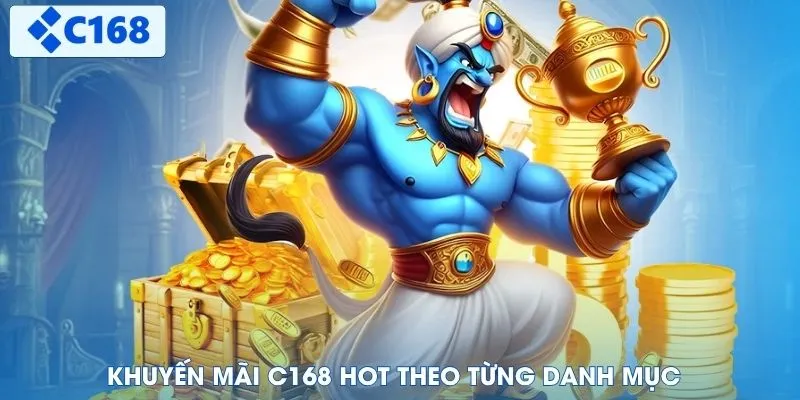 Khuyến mãi C168 hot theo từng danh mục